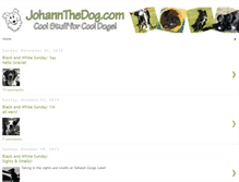 Tablet Screenshot of blog.johannthedog.com